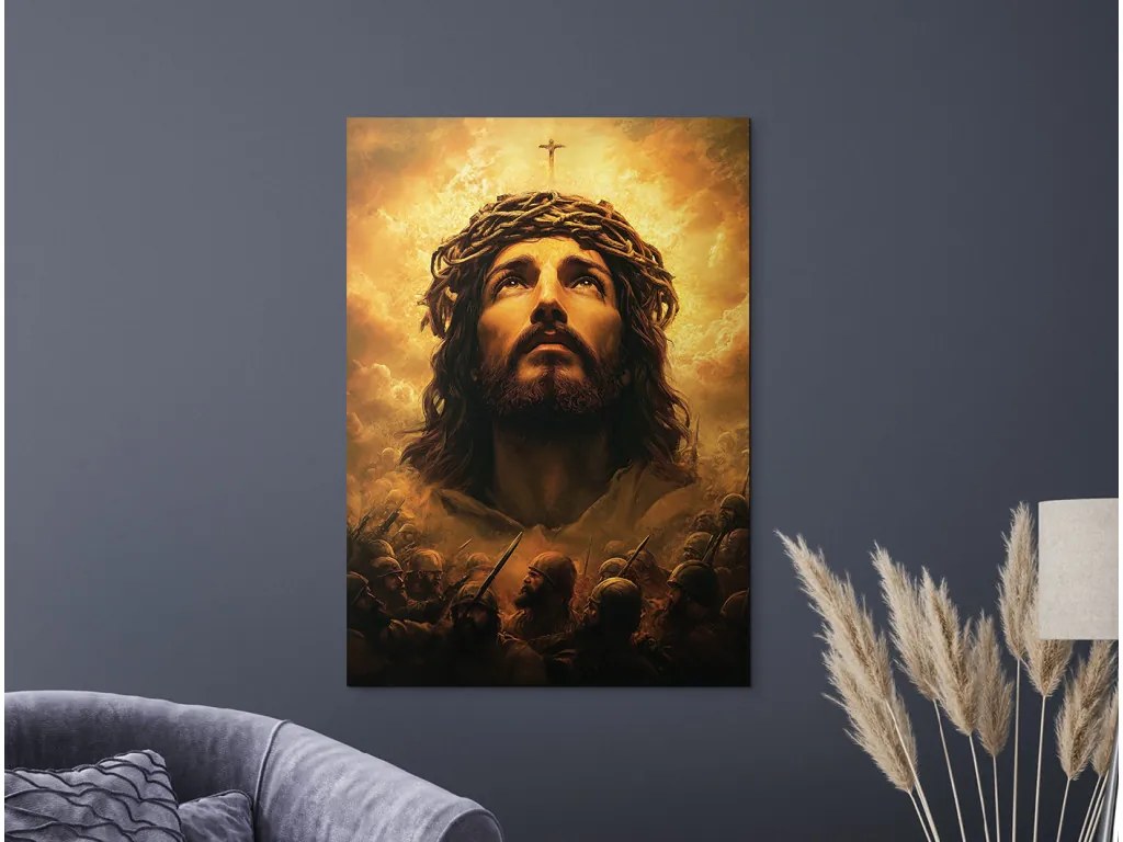 drevko | Obraz Odovzdaný pohľad Krista