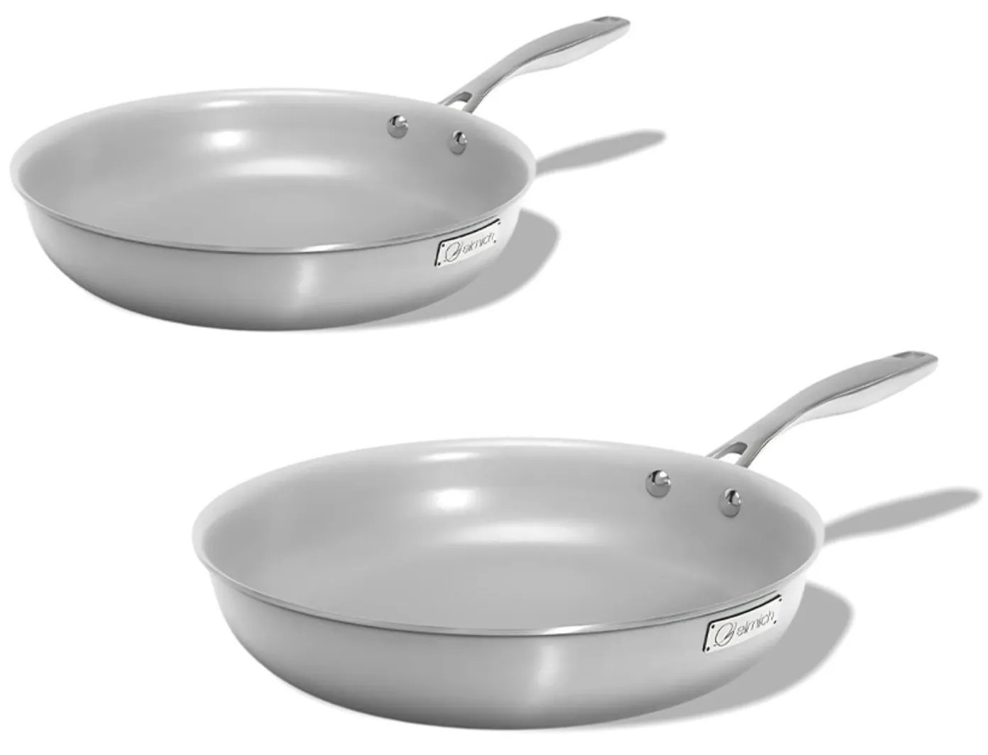 Elmich Sada nerezových panvíc s keramickým povrchom Tria Ceramic 2 ks