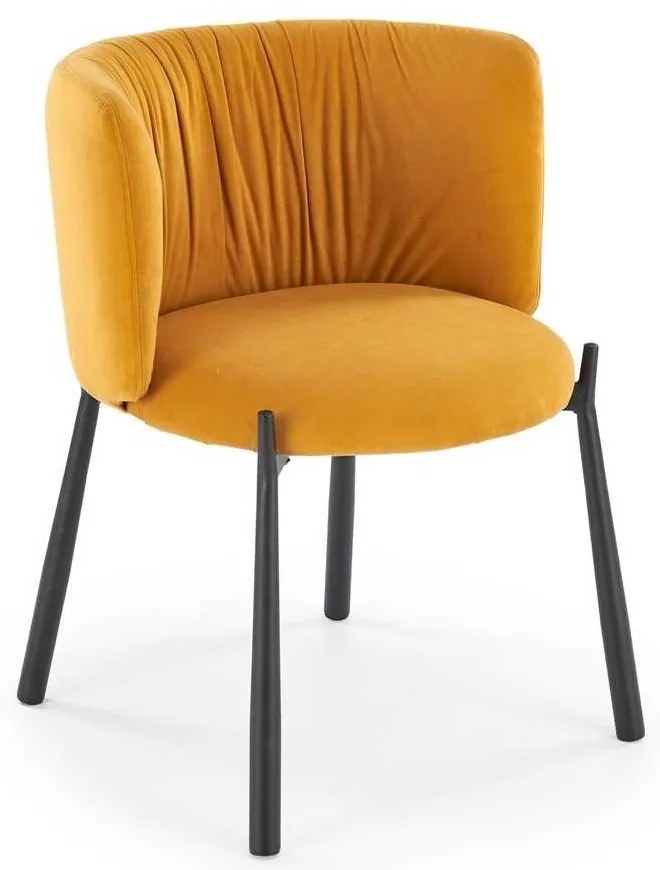 Jedálenská stolička Claire, žltá