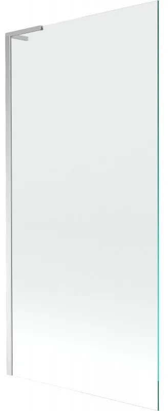 Mexen Next L, 1-krídlová vaňová zástena 90 x 150 cm, 6mm číre sklo, chrómový profil, 895-090-000-03-00-01