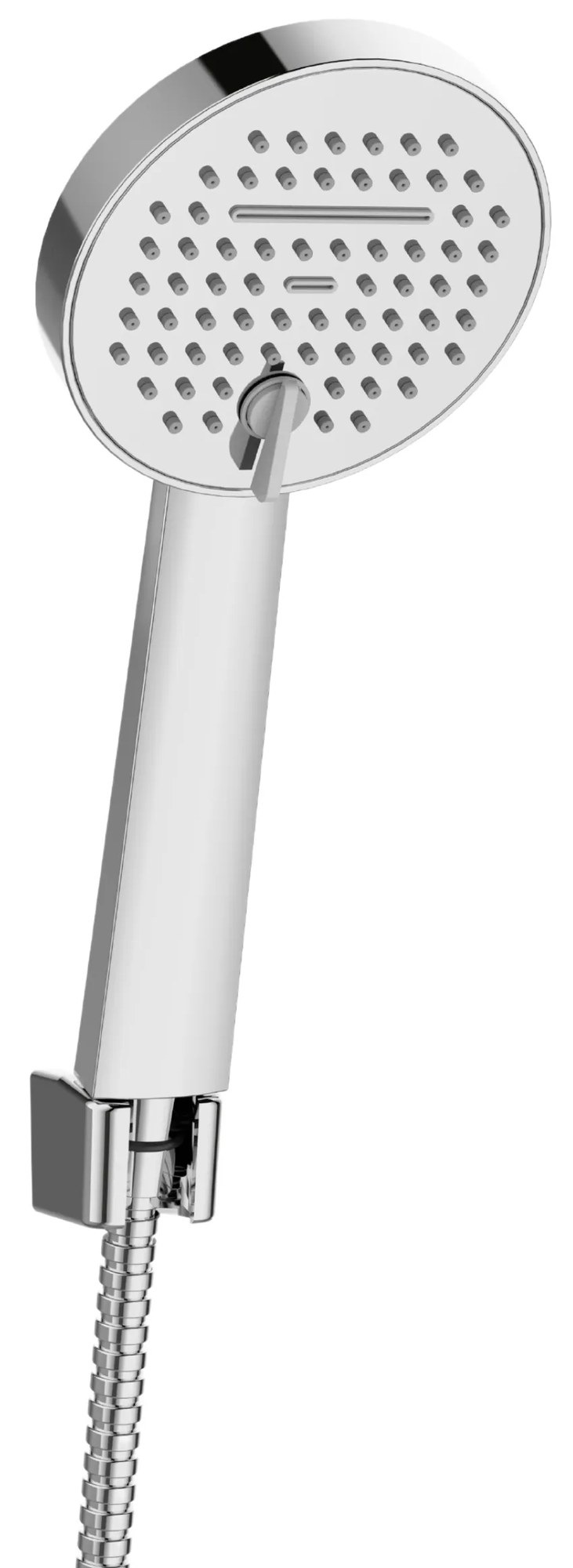 Invena Gabro, 1-bodová ručná sprchová súprava, 2-funkcie, chrómová, INV-AU-3P-M01-V