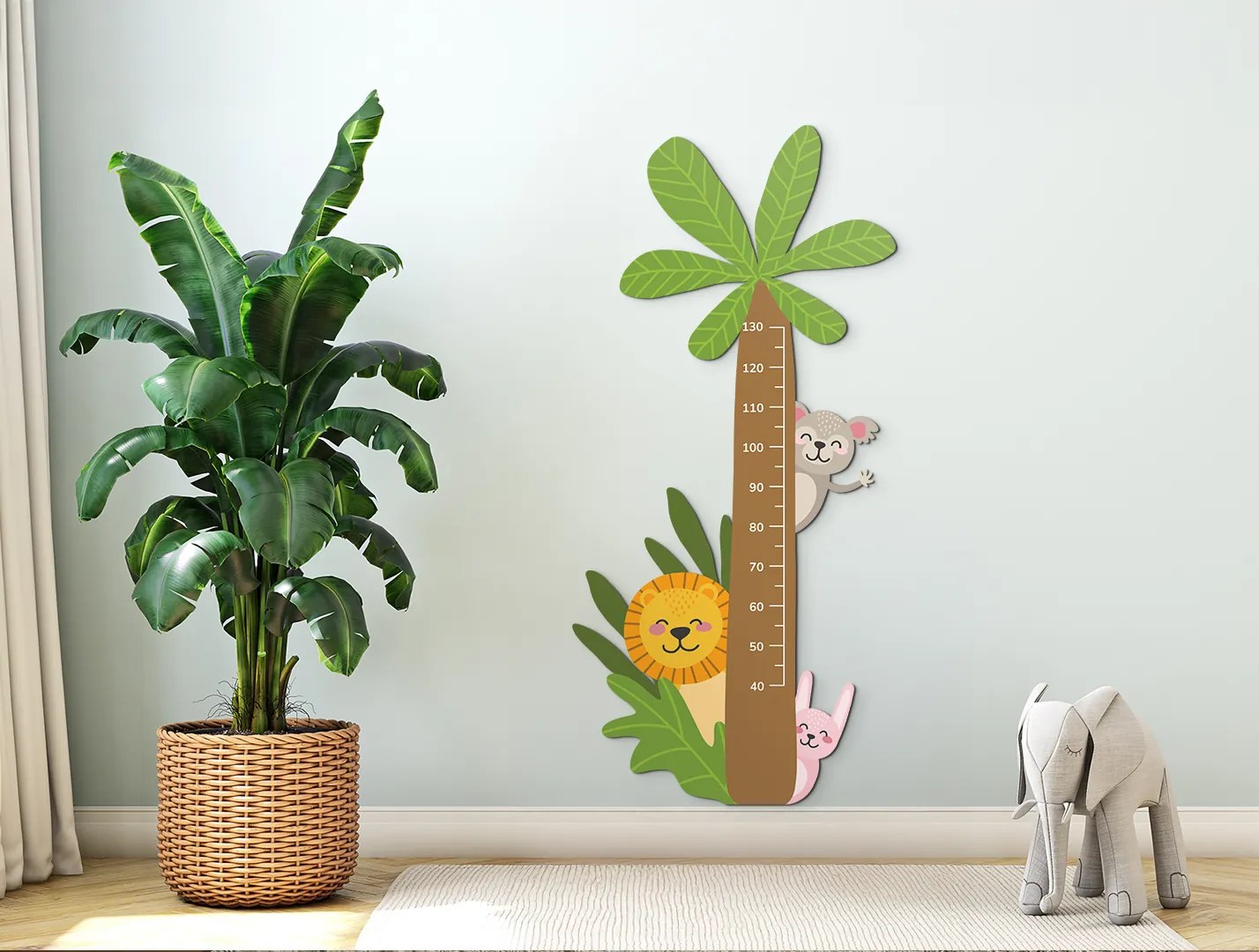 drevko | Meter do detskej izby Džungľa 170 x 81 cm