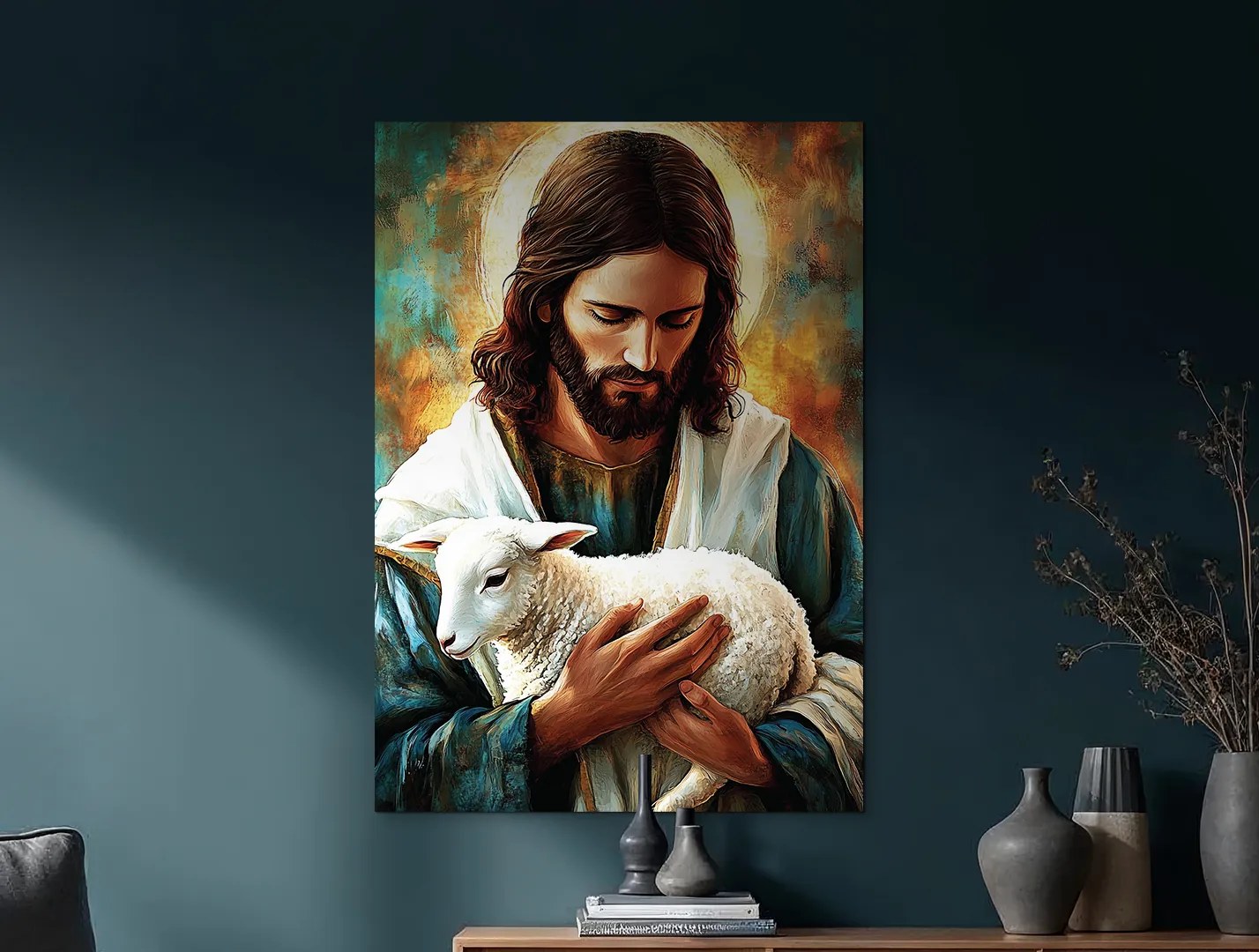 drevko | Obraz Dobrý pastier