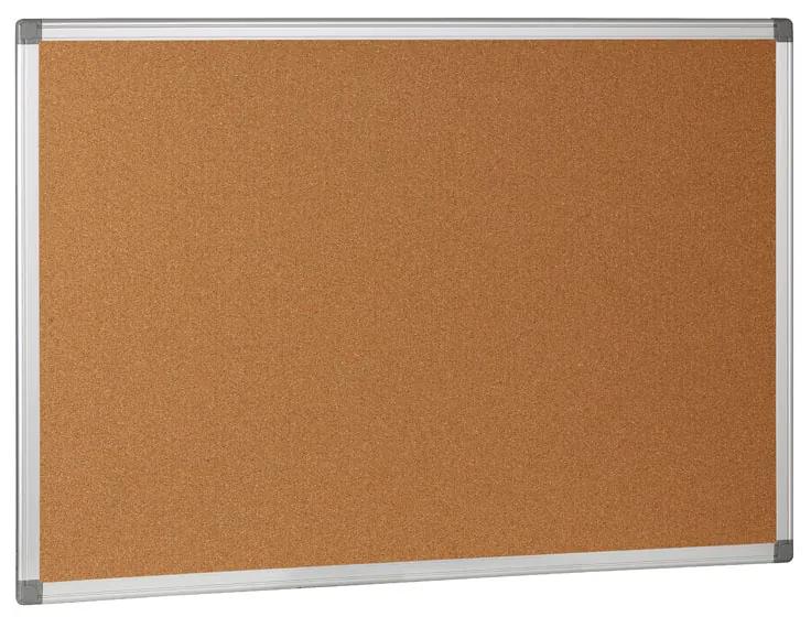 Korková nástenka v hliníkovom ráme, 900 x 600 mm