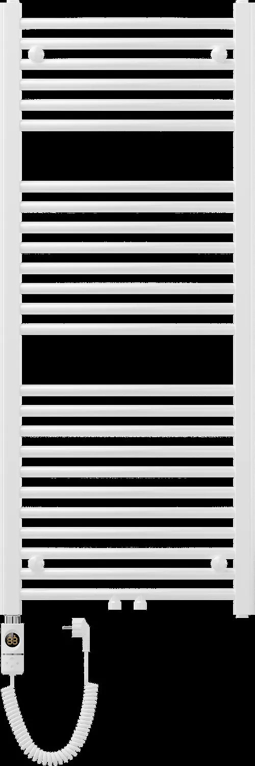 Mexen Ares, elektrické vykurovacie teleso 1200x500 mm + vykurovacia tyč 600 W, biela, W102-1200-500-2600-20