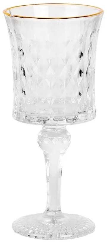 Pohárik na víno so zlatým prúžkom Gold line - 200 ml Pohárik na víno so zlatým prúžkom Gold line - 200 ml