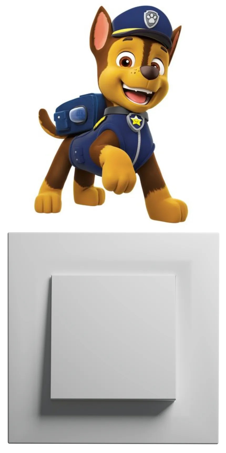 PIPPER. Samolepka nad vypínač „PAW Patrol - Chase