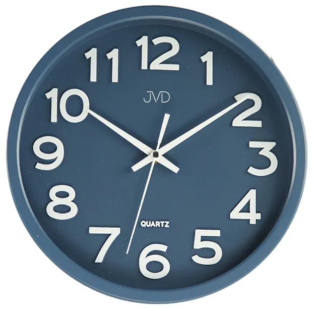 Hodiny JVD HX2413.1, modré 30cm