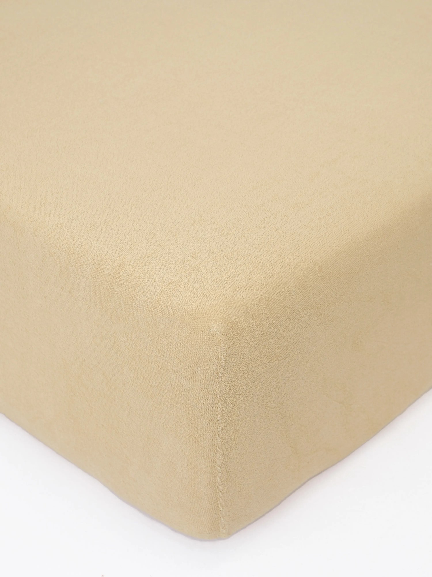 Froté plachta do postieľky 60 × 120 cm - béžová