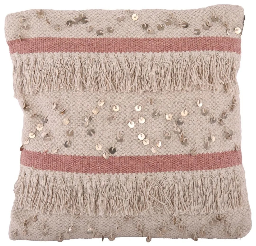 Prírodné vankúš s výplňou Glimmer - 45 * 45 cm