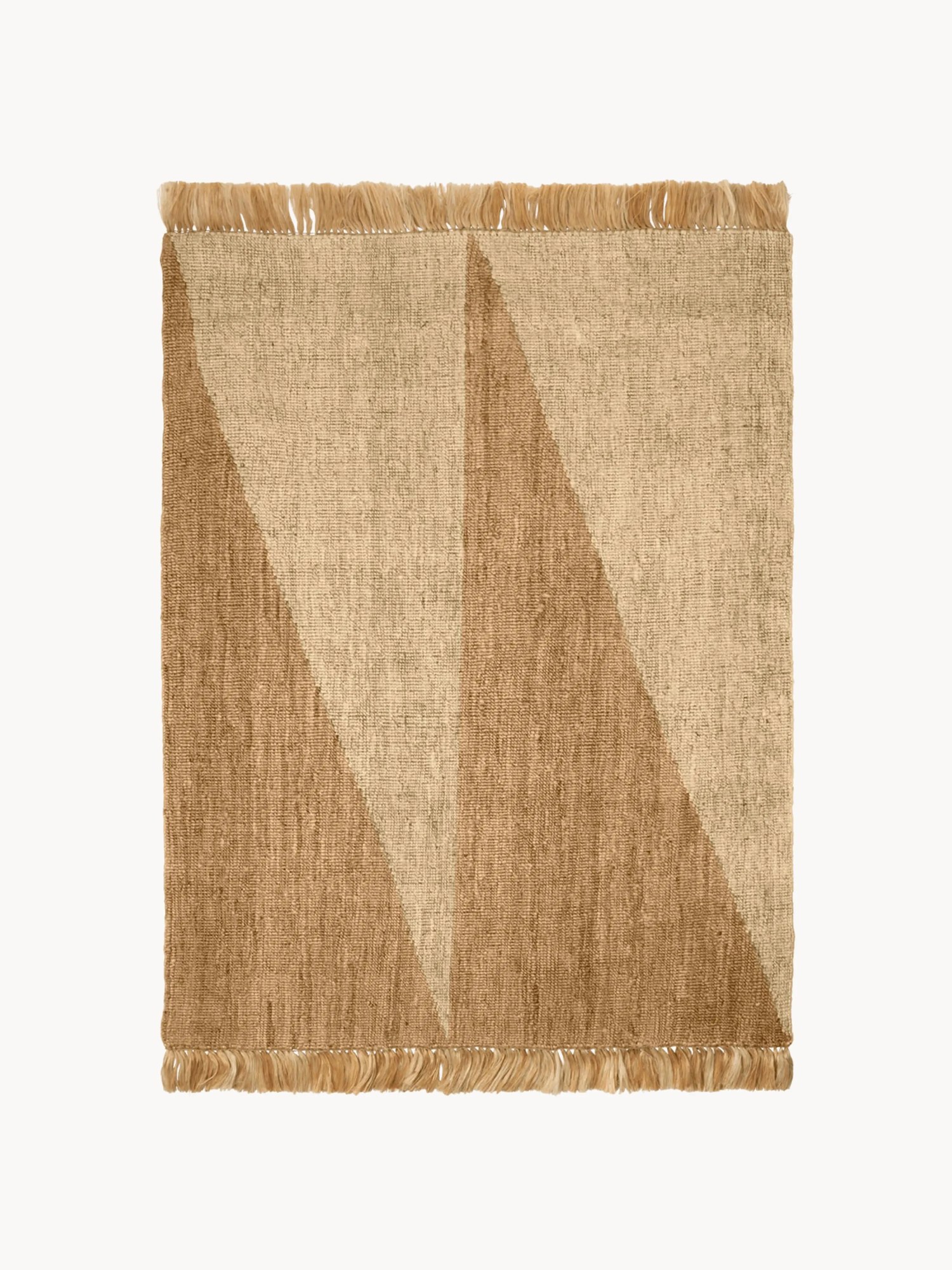 Ručne tkaný jutový koberec Studie