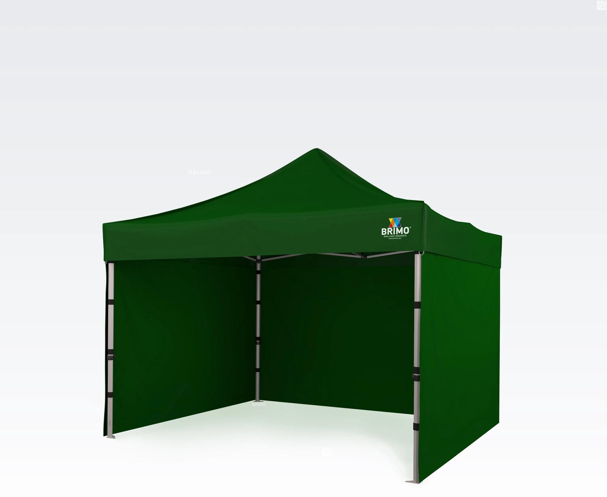 BRIMO Párty stan 3x3m - s 3 stenami - Zelená 13