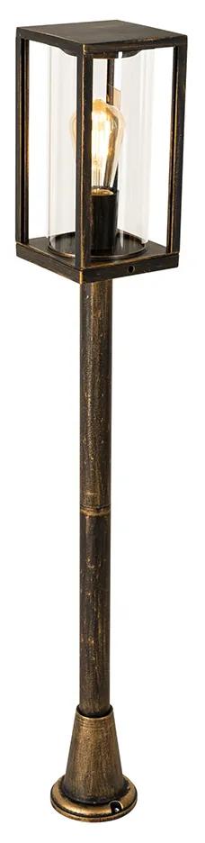 Vintage stojaca lampa do exteriéru starožitné zlato 100 cm IP44 - Charlois