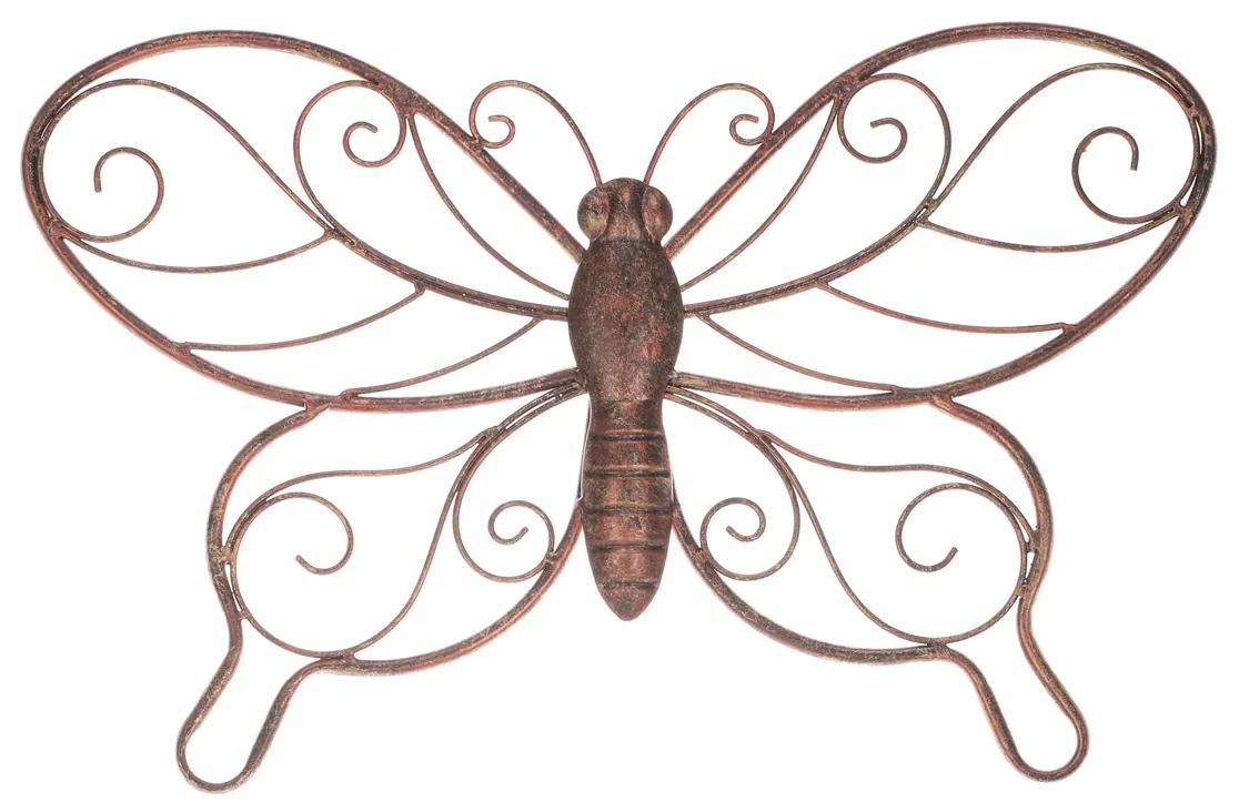 Motýľ kovový 45cm