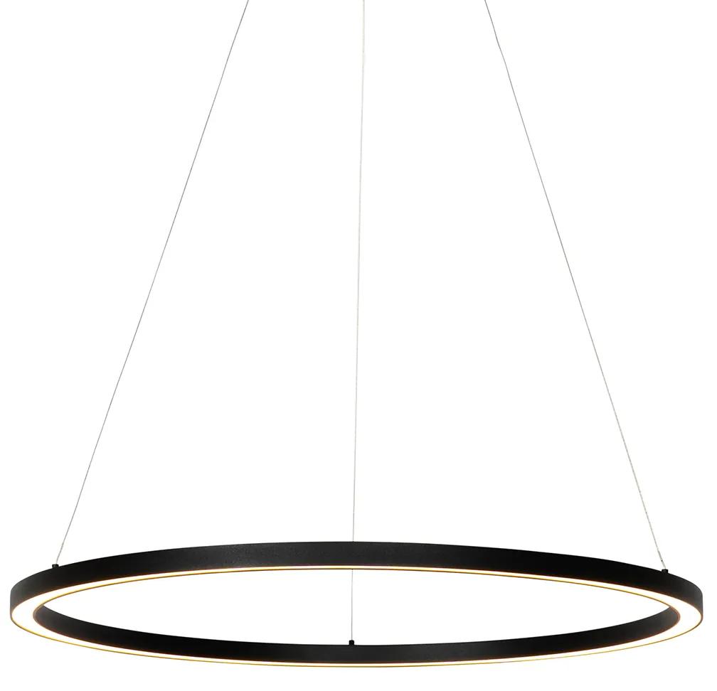 Závesné svietidlo čierne 80 cm vrátane LED 3-stupňové stmievateľné - Girello
