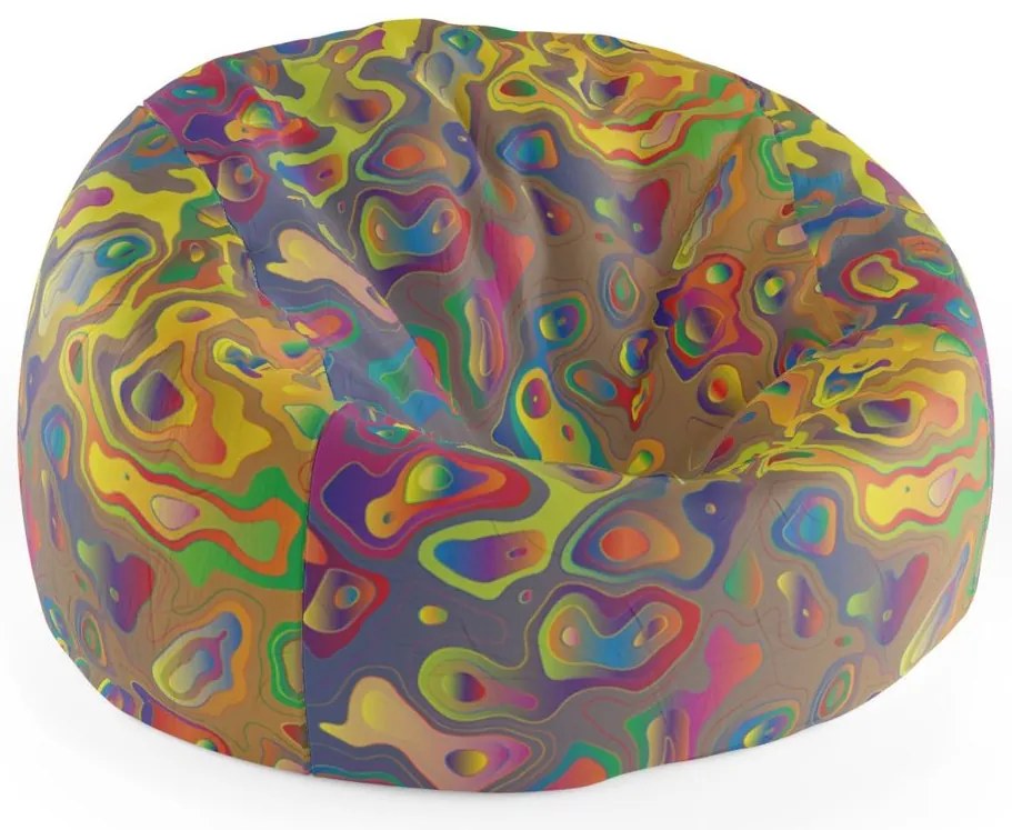 Sedací vak Cocoon farebné škvrny, farebná
