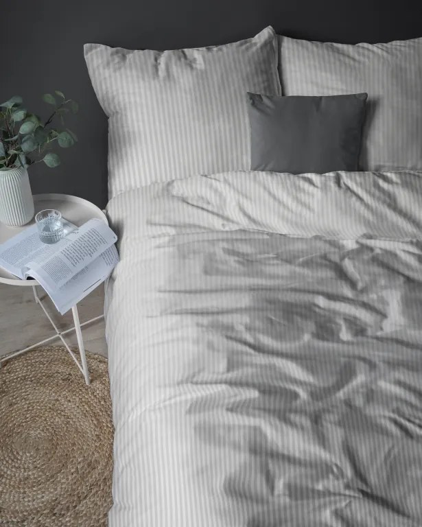 INTERMEDIC SK Damaškové obliečky svetlo sivé 140x200