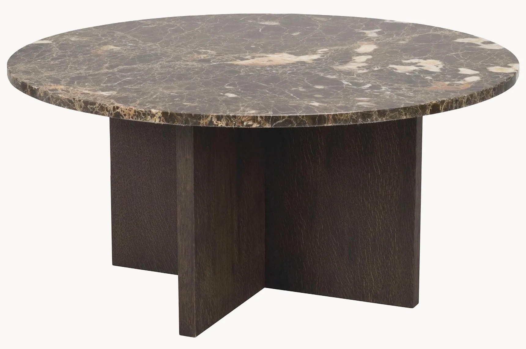 Okrúhly konferenčný stolík's mramorovou doskou Brooksville