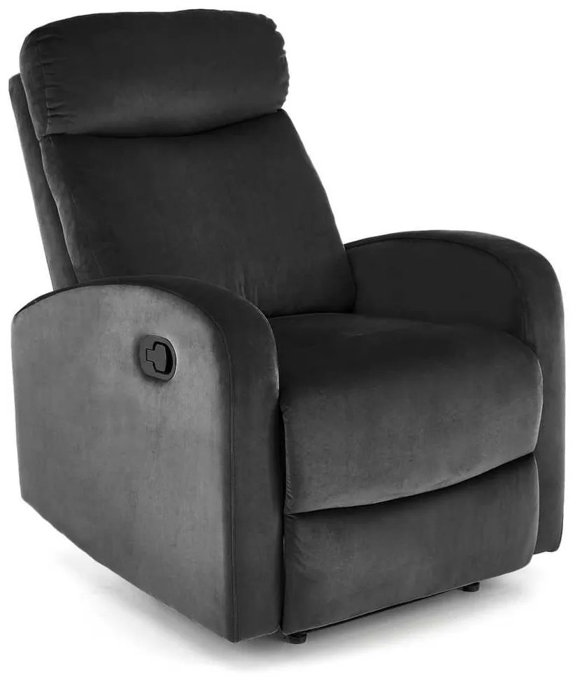 Polohovacie kreslo Wonder, čierna