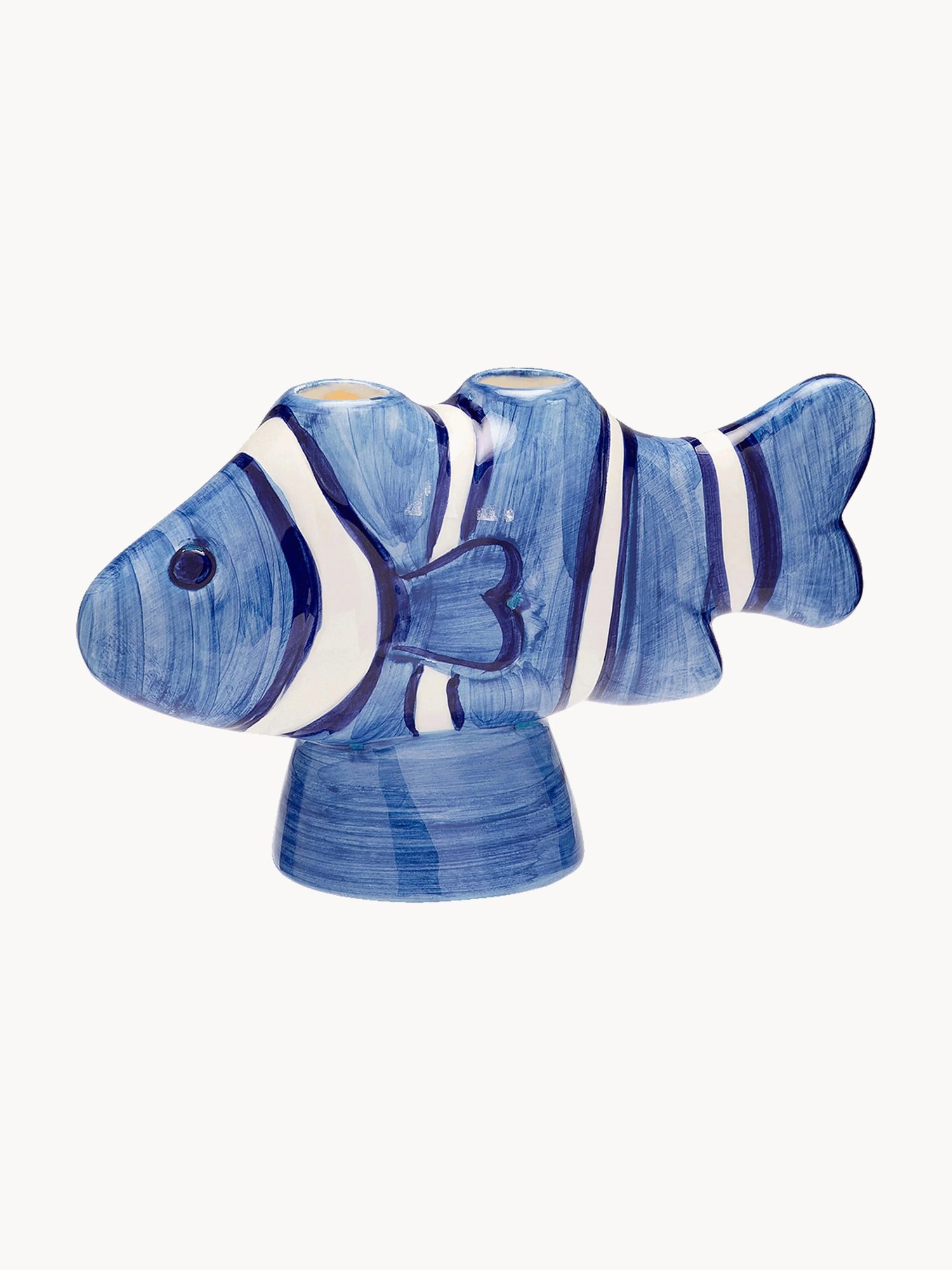 Ručne maľovaný svietnik Clownfish