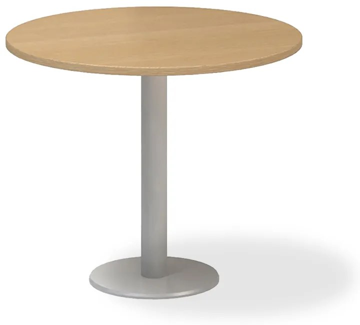 Konferenčný stôl ProOffice priemer 90 x 74,2 cm, buk