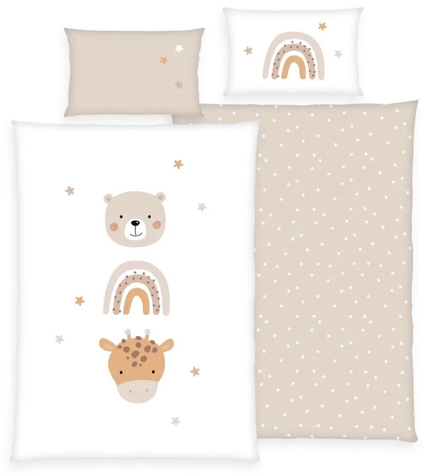 Herding Obliečky pre bábätká Malí kamaráti 100x135/40x60cm