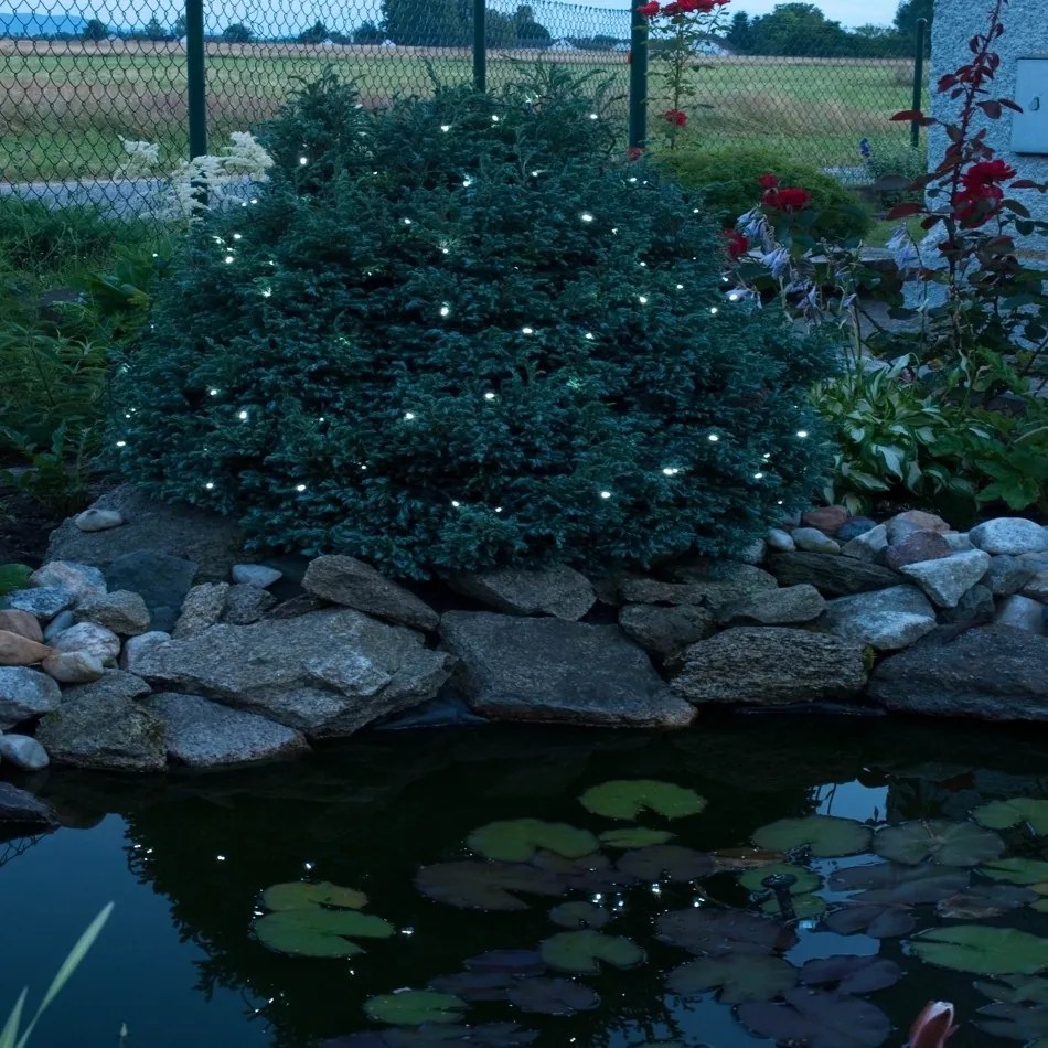 DECOLED Osvetlenie LED na batérie, biela led, 5,2 m, IP44