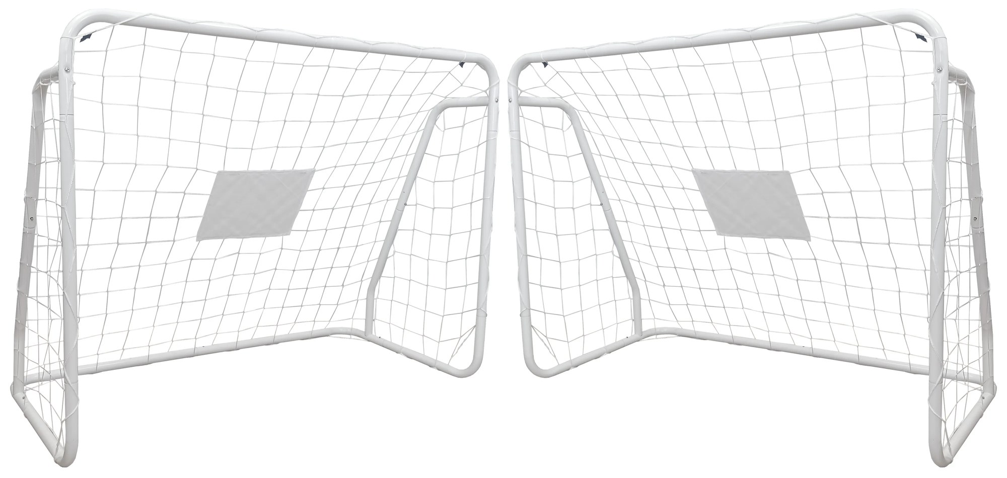 Zostava 2 futbalových bránok 124x96 cm