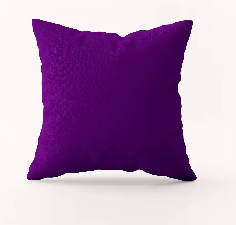 Bavlnená obliečka na vankúš- tmavo fialová Veľkost obliečok: 70 x 50 cm, Zapínanie: Gombíky