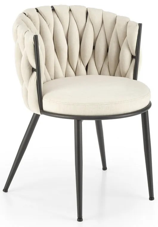 Jedálenská stolička Noemi, krémová