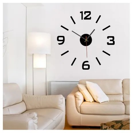 Minimalistické hodiny na stenu nalepovacie I SENTOP X0089
