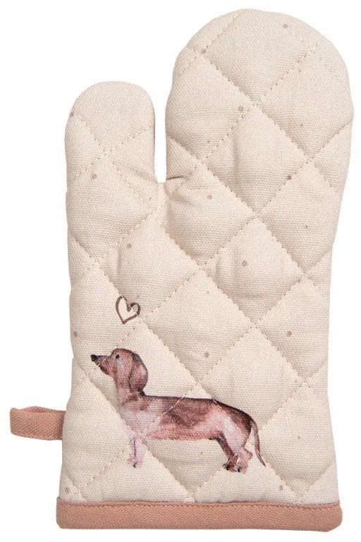 Detská chňapka s jazvečíkom Dachshund Love- 16*21cm