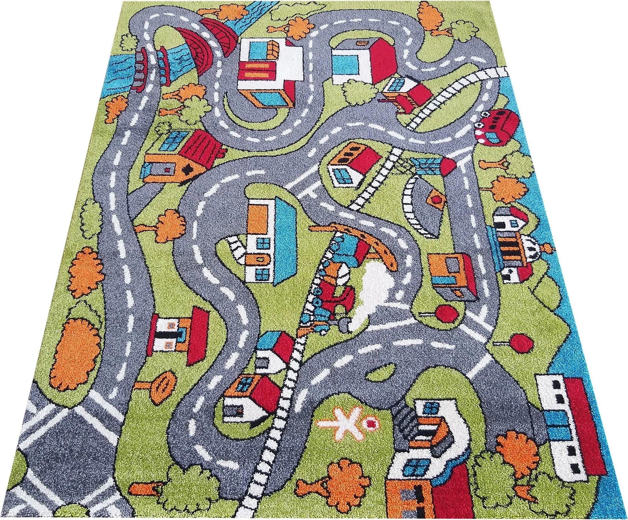 DY Detský koberec s motívom mesta Bella 108 Rozmer: 400x500 cm