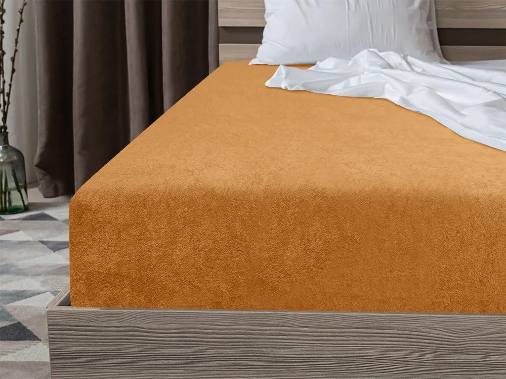 Froté plachta EXCLUSIVE marhuľová 180x200 cm