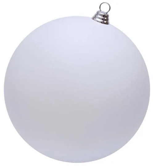 DECOLED Plastová guľa, 30 cm, biela, matná