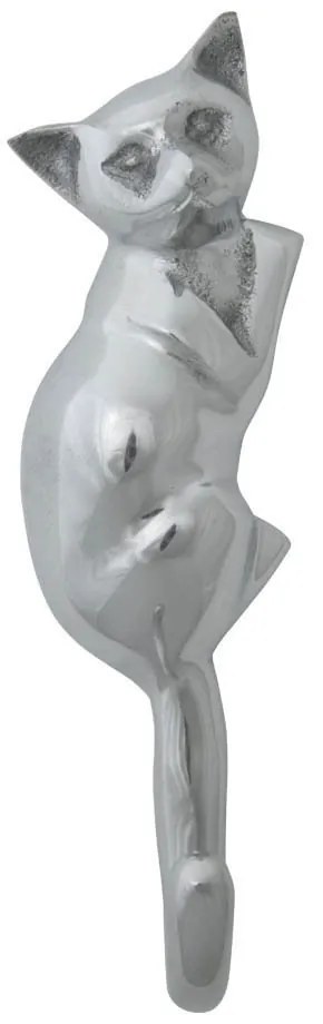 Strieborný kovový háčik mačka - 18*6*6cm Strieborný kovový háčik mačka - 18*6*6cm