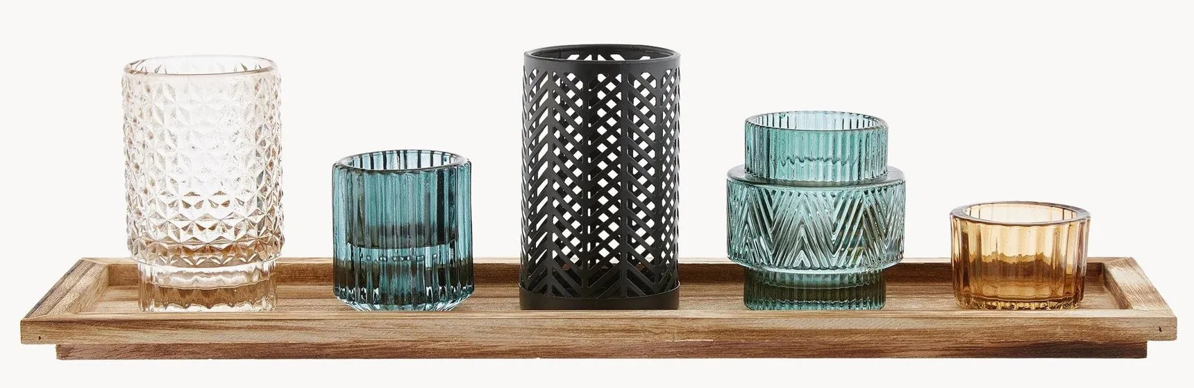 Súprava svietnikov Elviena, 6 ks