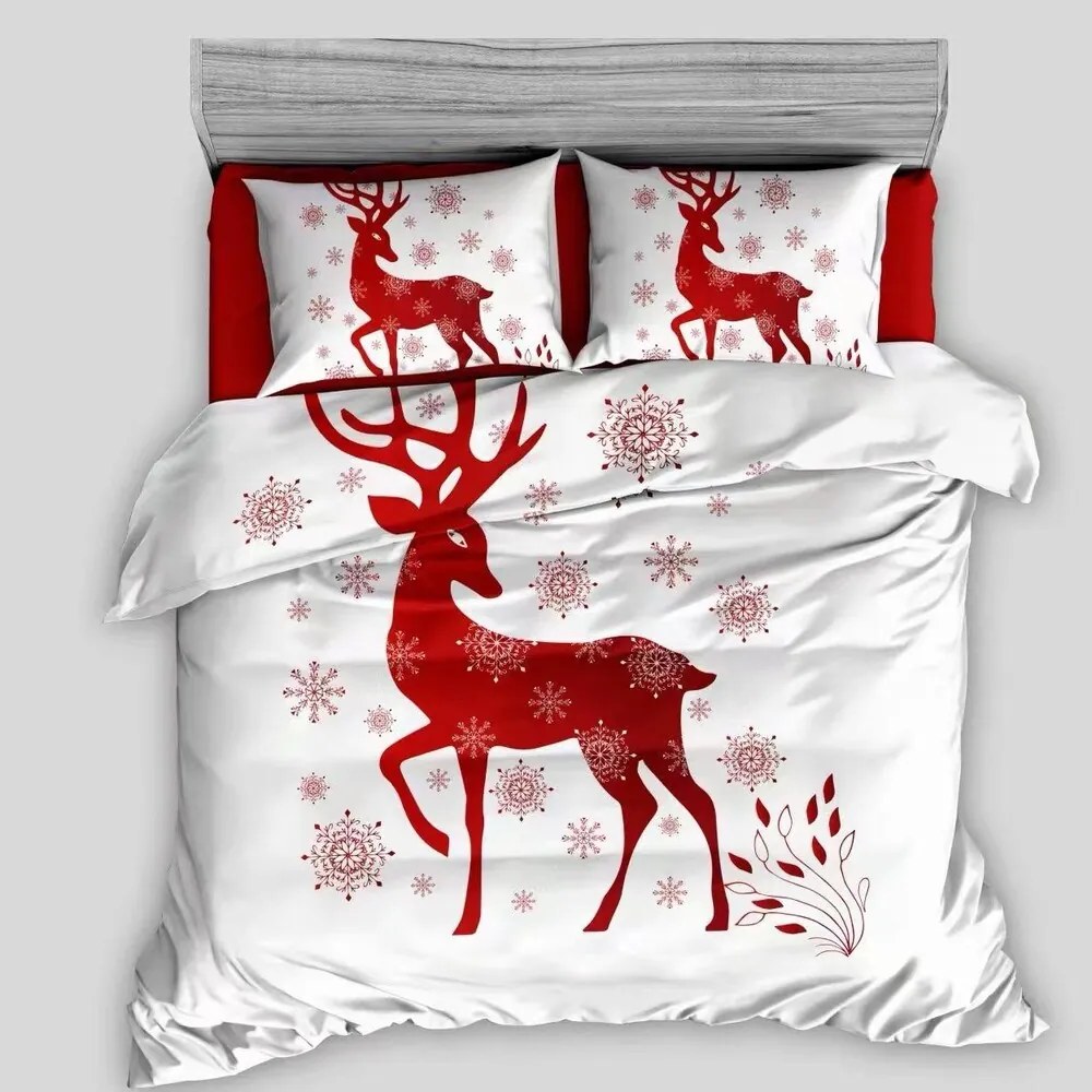 Obliečky SAVENA DEER 3-dielna sada 140x200 cm