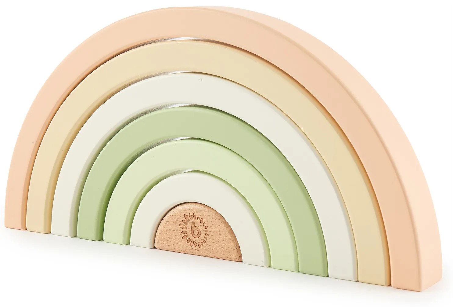 Bieco - Skladacia drevená dúha - králiček Fine