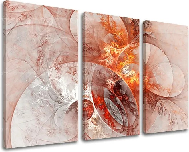 Obraz na stenu 3 dielny ABSTRAKT AB053E30