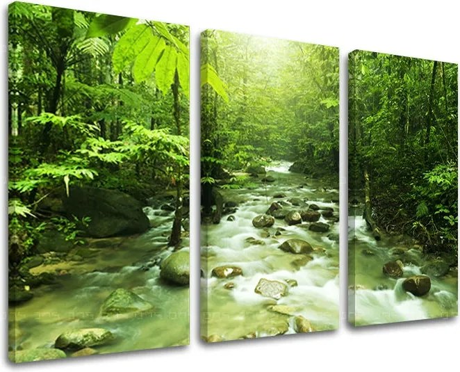 Obraz na stenu 3 dielny STROMY ST034E30