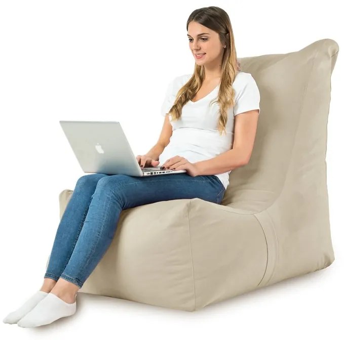 INTERMEDIC SK Sedací vak Distinto Plyš Farba: 1. Perlový