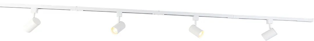 Moderný koľajnicový systém biely 4-svetlo 1-fázový - Yade