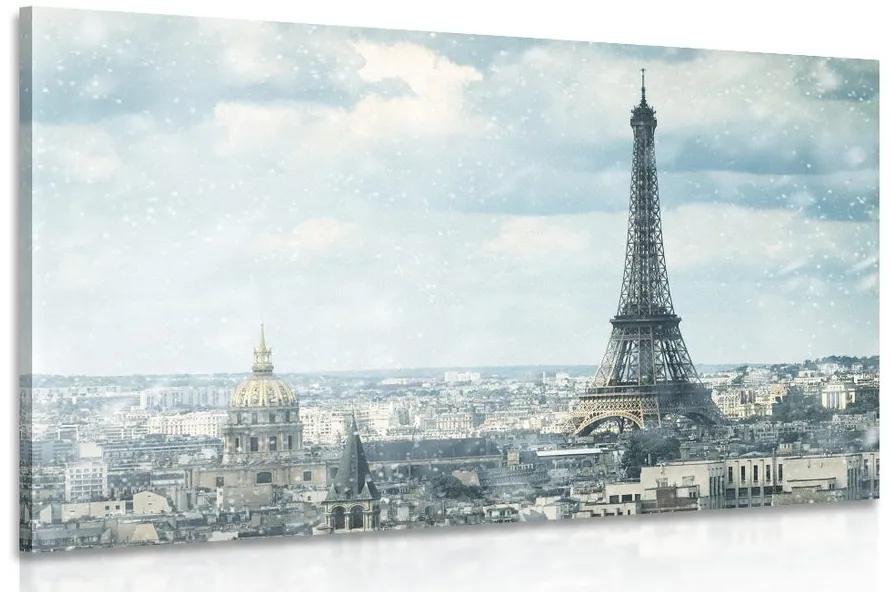 Obraz zimný Paríž