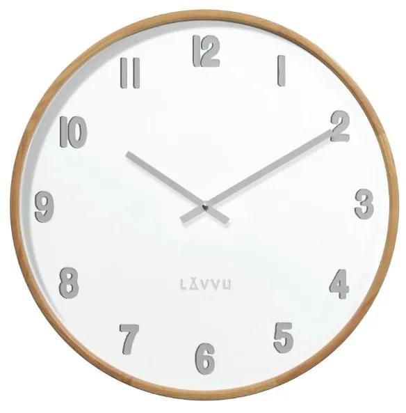 Biele hodiny LAVVU FADE LCT4060