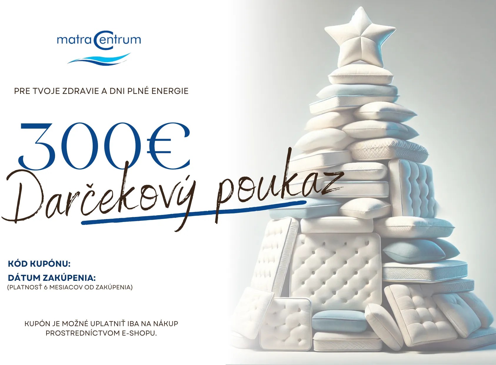 Darčekový poukaz v hodnote 300 €