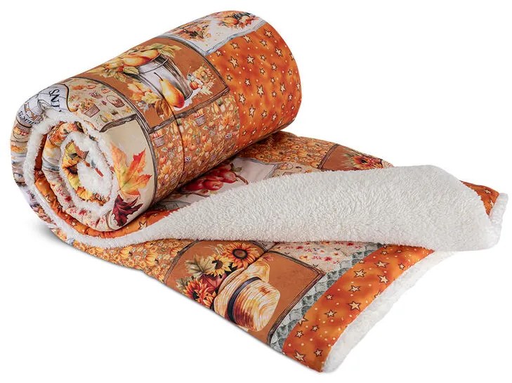 Prešívaná baránková deka Dual Feel SAMARA 140 x 200 cm