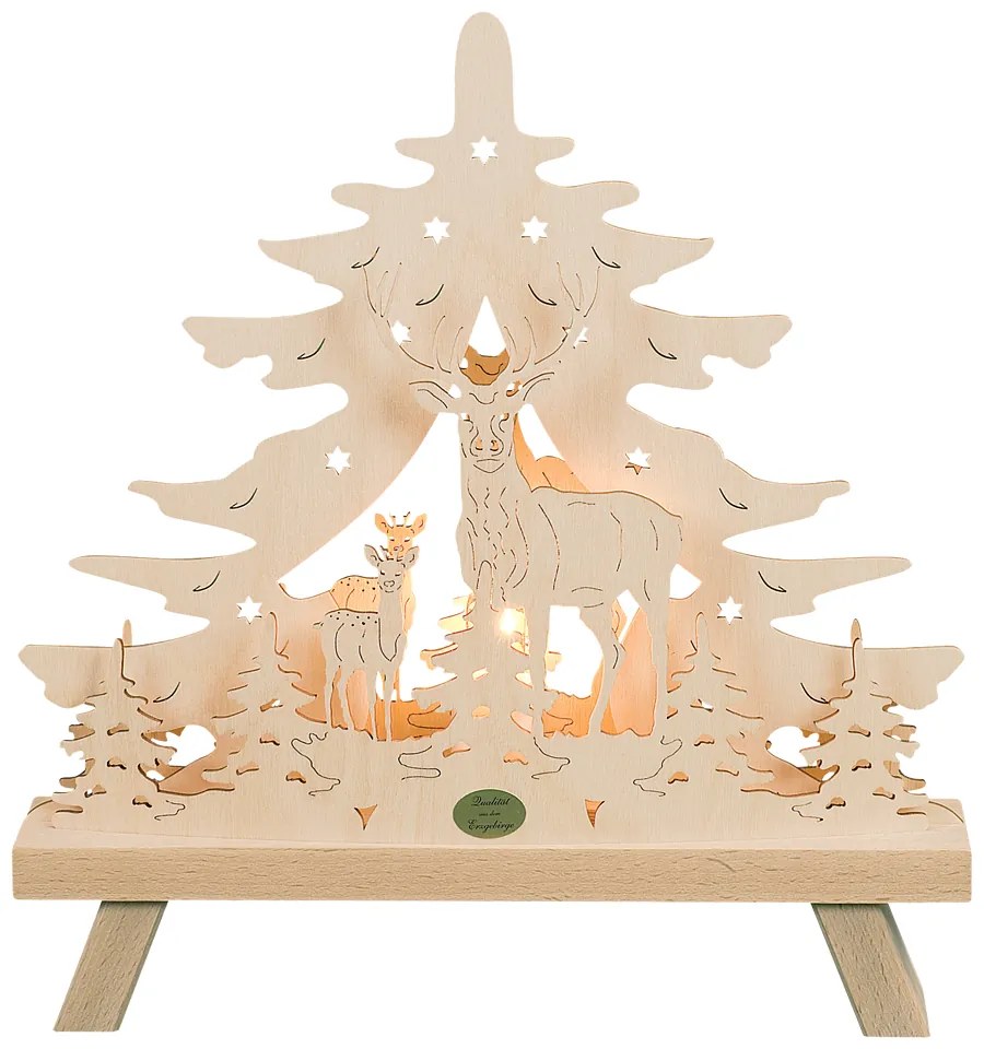 LED svetelná dekorácia, napájanie: sieťové, teplá biela, výška: 30 cm