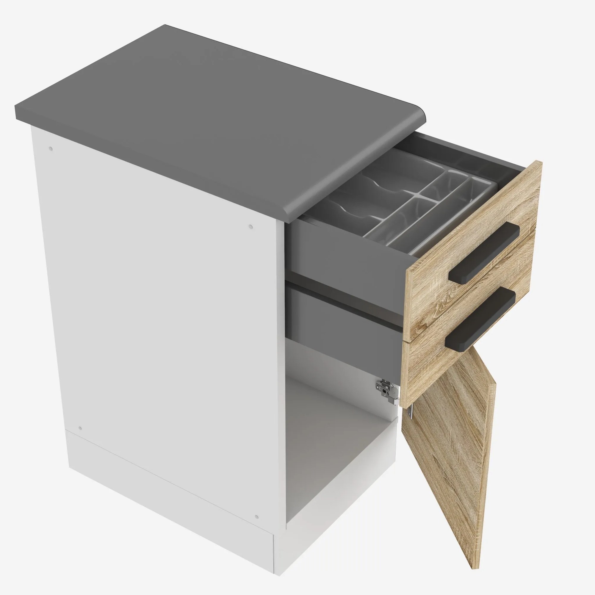 Kuchynská skrinka spodná 40 cm šuflíky TOR SDSZ40WS/0/WT/DS/B/B1/PP