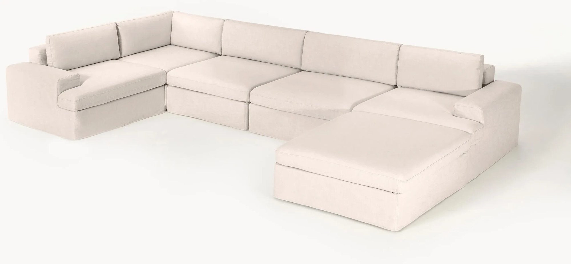 Modulárna panoramatická pohovka's odnímateľnými poťahmi Russell